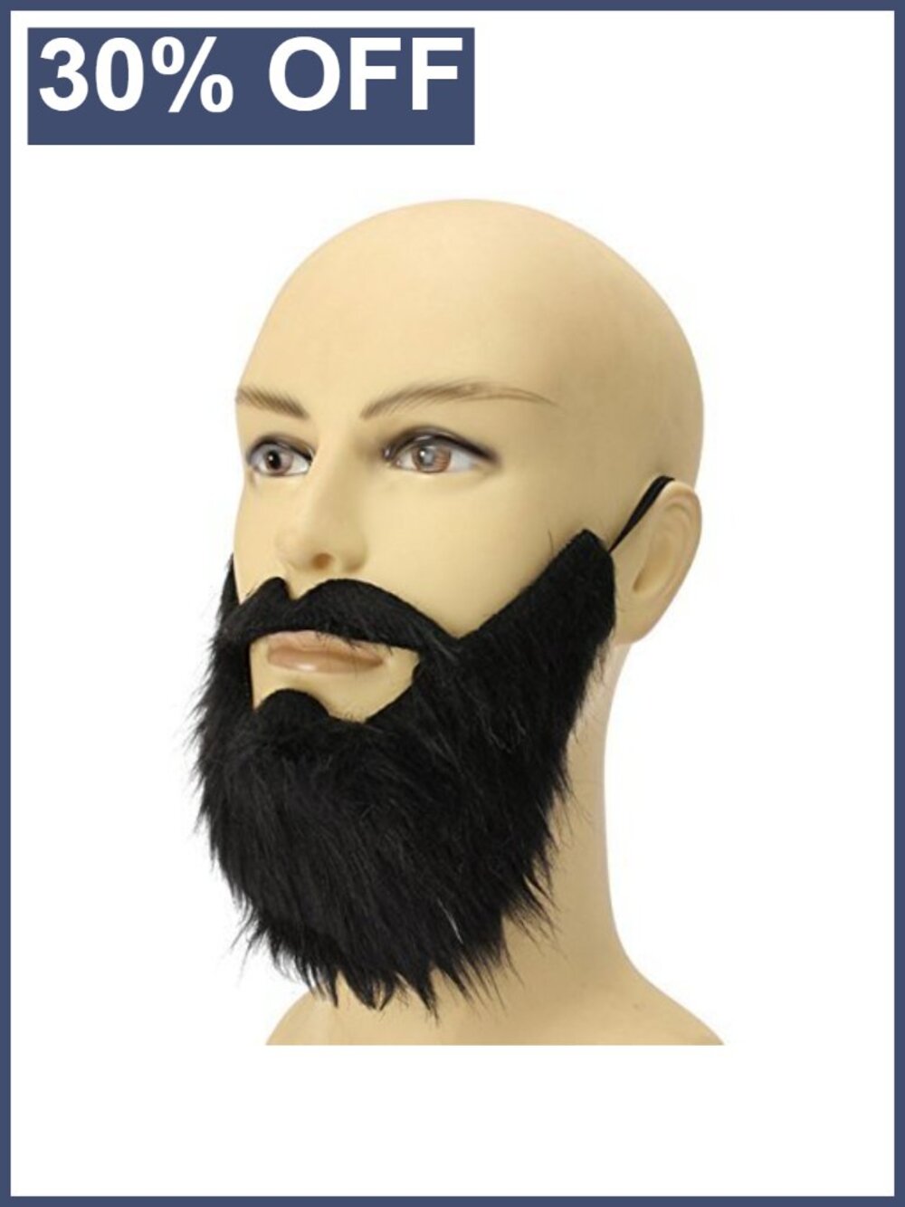 Fake Mustache Costume Party Facial Hair Disguise for Halloween Cosplay